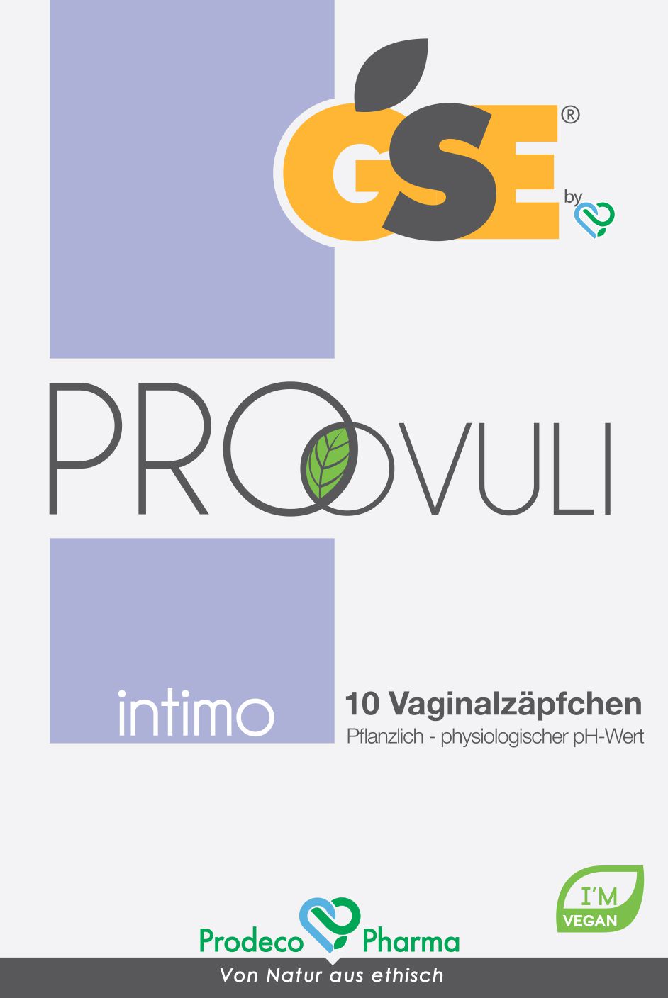 GSE intimo Pro-Ovuli Vaginalsuppositorien